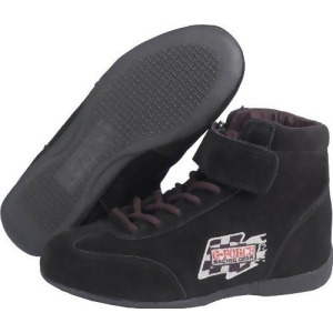 G-force 0235140Bk Racegrip Black Size-140 Mid-Top Racing Shoes - All