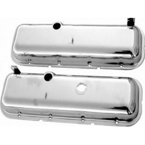 Racing Power Company R9503 Short Chrome Style Valve Cover For Big Block Chevy - All