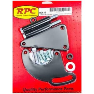 Racing Power Company R3833 Black Saginaw Power Steer Bracket - All