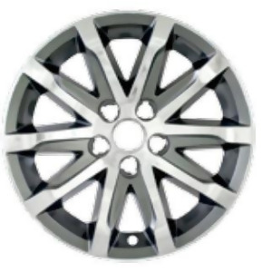 Fits 14-16 Cadillac Cts Luxury Base 17 Wheels-4 Pc Charcoal/Chrome Wheel Skins - All