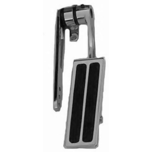 Racing Power R8601Pol Chrome Steel Arm Polished Aluminum Gas Pedal Pad With - All
