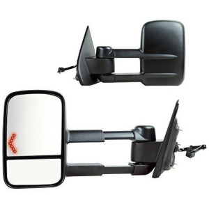 Fit System 62135-36G Gm Silverado/Sierra 1500 Heated and Power Towing Mirror Pair - All