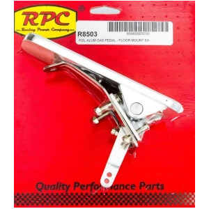 Racing Power Company R8503 Polished Aluminum Gas Pedal - All