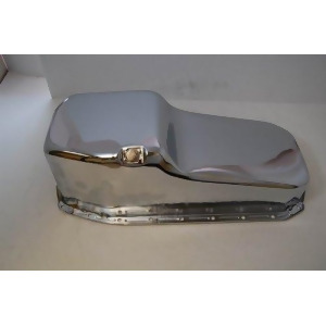 Racing Power Company R9092 Chrome Oil Pan For Small Block Chevy - All