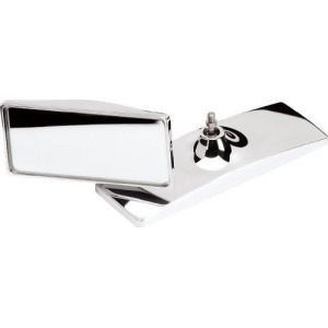 Billet Specialties 73420 1-3/4 X 5-1/4 Polished Rectangle Mirror Head - All