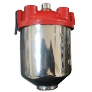 Large Red Top Single Port Fuel Filter - All