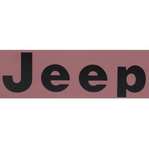 Jeep Products Replacement Jeep Decal Black Each 5As15Jx9 - All