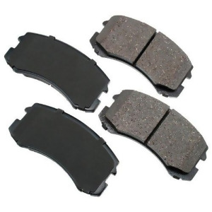 Disc Brake Pad-ProACT Ultra Premium Ceramic Pads Front Akebono fits 02-07 Lancer - All