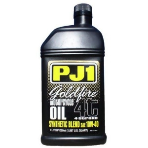 Pj1 9-32-1G Goldfire 10W40 Synthetic Motoroil 4T 1 Gallon - All