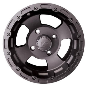 Vision Wheels 161-127137B4 Vision Aluminum Wheel 161 Bruiser Black 12X7 - All