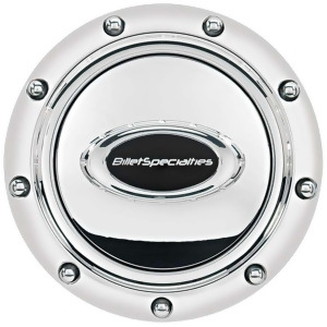 Horn Button Riveted Polished w/Black Logo - All