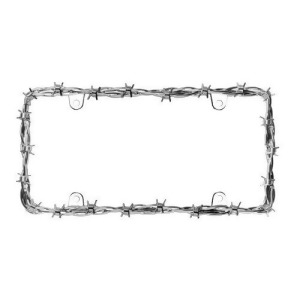 Cruiser Accessories 22230 Chrome Barbed Wire Ii Frame - All