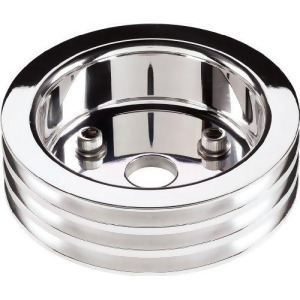 Billet Specialties 81320 Polished Sbc 3 Groove Lower Pulley - All