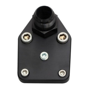 Moroso 65397 Block-Off Plate With Fitting For Small Block Chevy - All