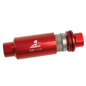 Aeromotive Fuel System Filter In-Line An-10 100 micron stainless steel elemen - All