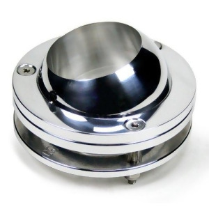 Ididit Steering 2401550040 2 Polished Aluminum Chrome Swivel Ball Floor Mount - All
