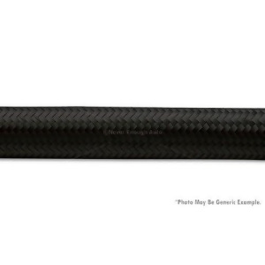 Vibrant Black Nylon Flex Hose 10 An 9/16 20 ft. - All