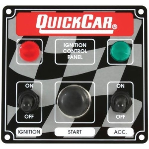Quickcar Racing Products 50-022 Ignition Panel 2 Switch W/Lights - All