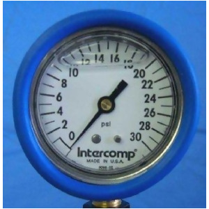 Intercomp 360066 2.5 0-30 Psi Liquid Filled Deluxe Air Pressure Gauge - All