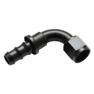 Vibrant 90 Degree Push-On An Hose End Fitting 4 An Black - All