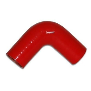 Vibrant 2744R 4 Ply Reinforced Silicone Elbow Connector Red - All