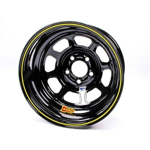 Aero Race Wheel 52-185040 15X8 4In 5.00 Black - All