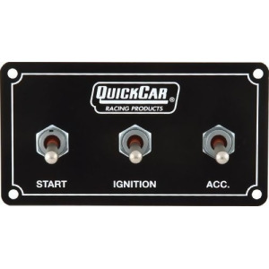 Quickcar Racing Products 50-711 Extreme Ing Panel For Dual Harness - All