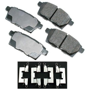 Disc Brake Pad-ProACT Ultra Premium Ceramic Pads Rear Akebono Act1259 - All