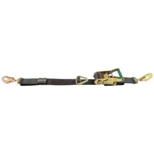 Ratcheting Tie Down Strap With Built-in Axle Strap Twist Hook 2 X 8 - All