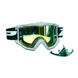 Progrip Race Line Goggles W/Antiscratch Lens Silver 3201Sv - All