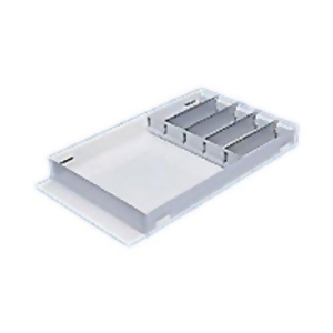 14 5/8 X 26 1/2 White Steel Divider Tray - All