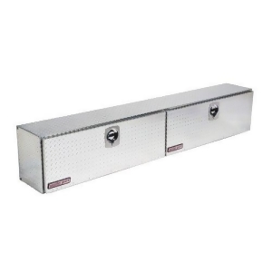 396-0-02 Weather Guard Hi Side Aluminum Truck Toolbox Double Door W/ Brackets - All