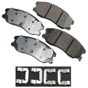 Disc Brake Pad-ProACT Ultra Premium Ceramic Pads Front Akebono Act1264 - All