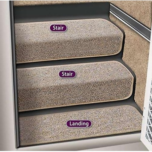 Prest-o-fit 50068 Step Huggers Sand 13.5 Rug - All