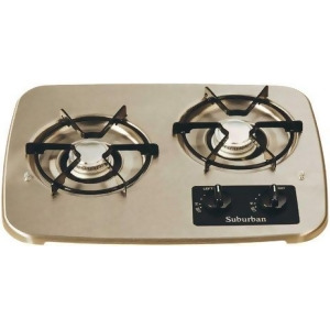 Suburban 2937Ast 2-Burner Stainless Cooktop - All