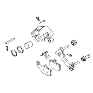 K L Supply Brake Caliper Rebuild Kit 32-7379 - All