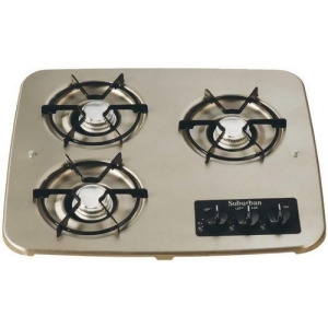 Suburban 2938Ast 3-Burner Stainless Cooktop - All