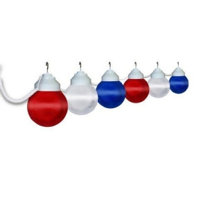 Polymer Products 1699-00705 Patriotic Design 6-Globe String Light - All