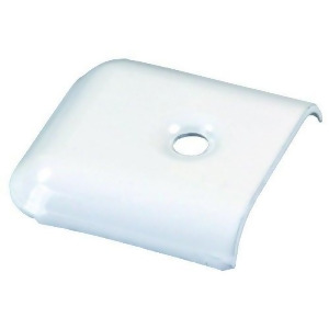 Jr Products 49655 Metal Polar White Vinyl End Caps - All