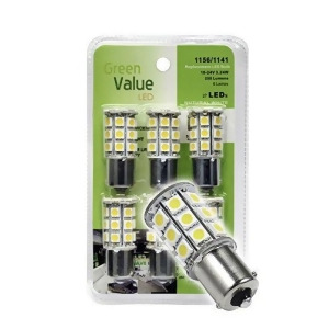 1 6 pk 1156/1141 Base Led Replacement Bulb 250 Lum 10-24v Natural White 25010V total 6 bulbs - All