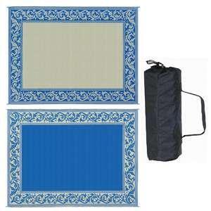 Ming's Mark Ra3 Blue/Beige 9' X 12' Classical Mat - All