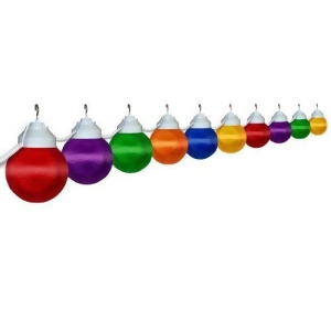 Multi Color Ten Globe String Light Set - All