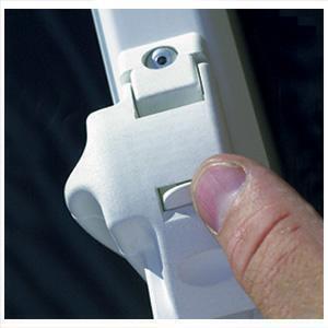 Carefree 901017W White Storage Lock - All