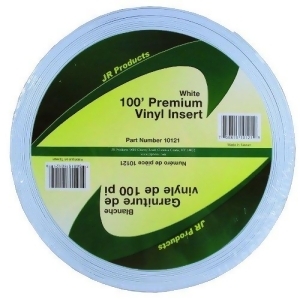 Jr Products 10121 White 100 Foot Premium Vinyl Insert - All