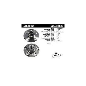 Centric 405.42001E Rear Wheel Hub And Bearing Assembly - All