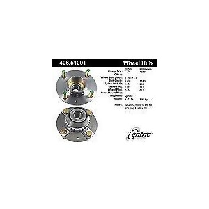 Centric 406.51001E Standard Axle Bearing And Hub Assembly - All