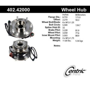 Centric 402.42000E Rear Wheel Bearing - All