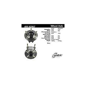 Centric 405.62007E Standard Axle Bearing And Hub Assembly - All