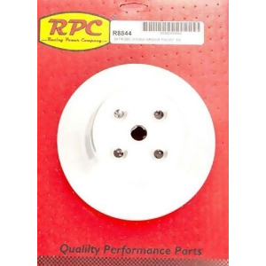 Racing Power Company R8844 Bbc 2 Groove Satin Alum Long W/Pppulley - All