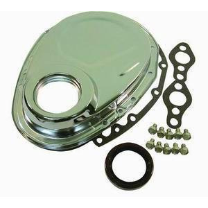 Racing Power Company R4934 Chrome Timing Chain Cover For Small Block Chevy - All